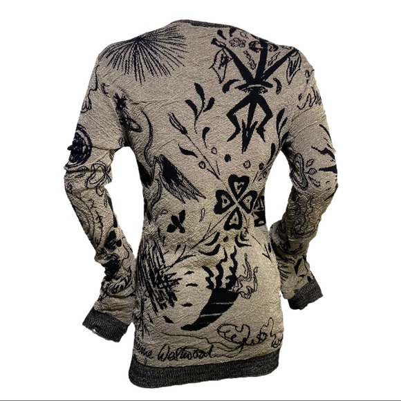 Metallic avivienne Westwood sweater - Picture 3 of 5